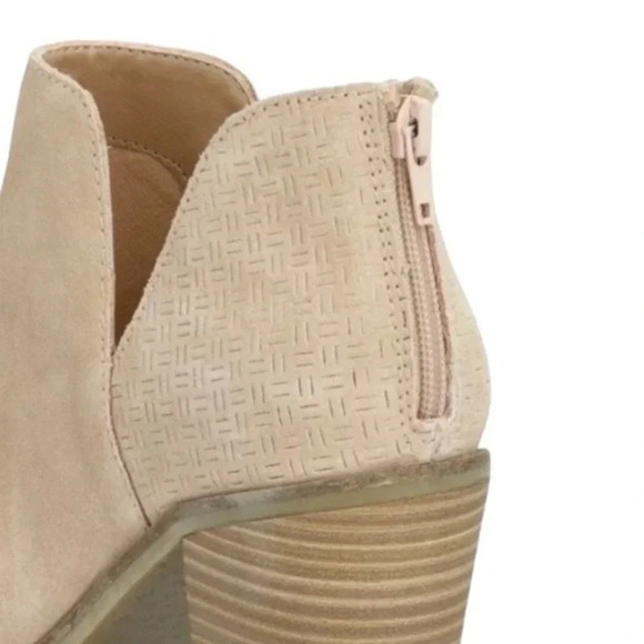 Dolce Vita DV8 Suede Leather Shai Ankle Boot Bootie Light Pink Tan Size 9.5 NWT - Picture 4 of 16